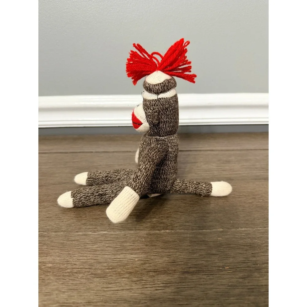 Target Circo Brown Marl Knit Sock Monkey Plush‎